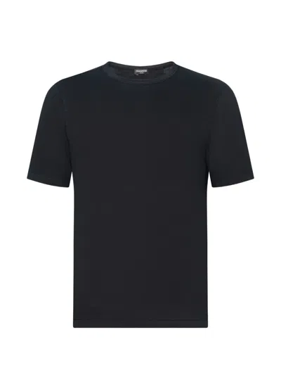 Franzese Collection Crew-neck Short-sleeves T-shirt In Blue