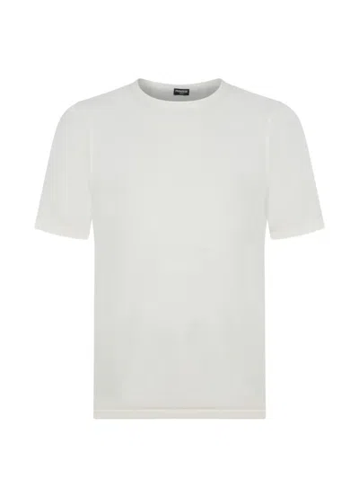 Franzese Collection Crew-neck Short-sleeves T-shirt In White