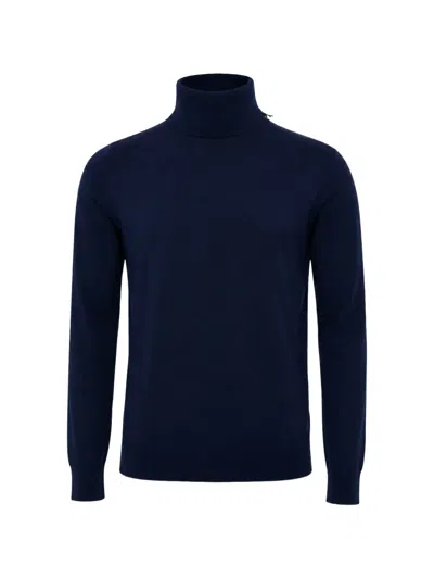 Franzese Collection David Beckham Ribbed Sweater In Blue