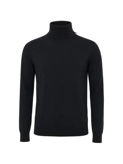 Franzese Collection David Beckham Ribbed-knit Sweater In Black