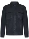 Franzese Collection Franzese Napoli Brad Pitt Model Jacket In Blue