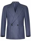 Franzese Collection Franzese Napoli Stefano De Martino Model Blazer In Blue