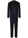 Franzese Collection Double-breasted Tuxedo In Luxurious Blue Wool In Blue