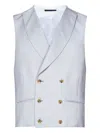 Franzese Collection Franzese Napoli Stefano De Martino Model Vest In Gray