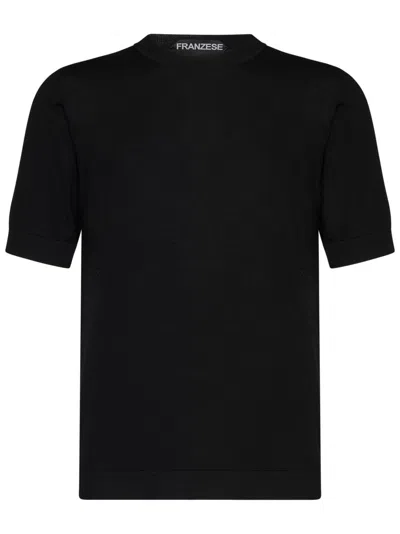 FRANZESE COLLECTION FRANZESE COLLECTION FRANZESE COLLECTION CLASSIC BLACK T-SHIRT