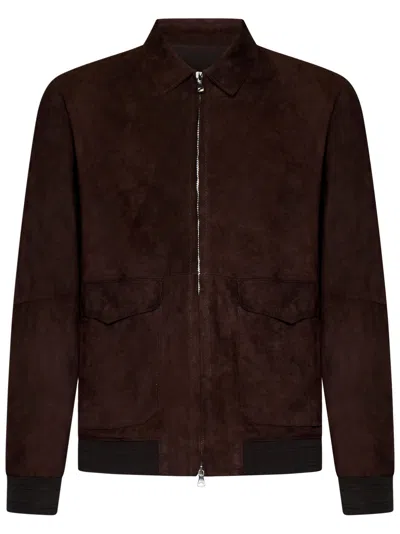 Franzese Collection Franzese Napoli Brad Pitt Jacket In Brown