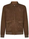 Franzese Collection Franzese Napoli Brad Pitt Jacket In Brown