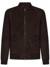 Franzese Collection Franzese Napoli Brad Pitt Jacket In Brown