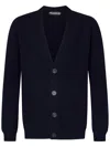Franzese Collection Fishermans Rib-stitch Cashmere Knit Cardigan In Blue