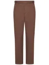 Franzese Collection Franzese Napoli Brad Pitt Model Trousers In Brown