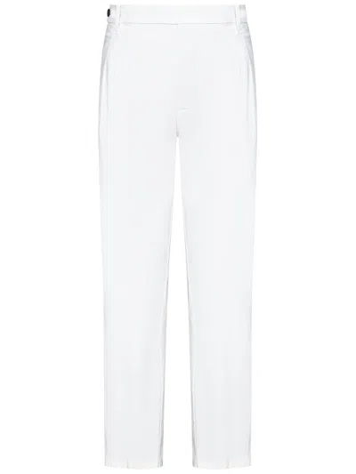 Franzese Collection Franzese Napoli Brad Pitt Model Trousers In White