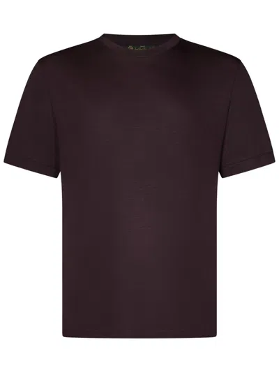 Franzese Collection Franzese Napoli Capital Model T-shirt In Burgundy