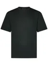 Franzese Collection Crew Neck T-shirt In Soft Wool With Design In Green