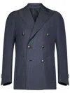 Franzese Collection Franzese Napoli David Beckham Model Blazer In Blue