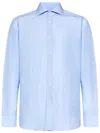 Franzese Collection Franzese Napoli David Beckham Model Shirt In Blue