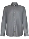 Franzese Collection Donald Trump Pointed-collar Buttoned Shirt In Gray