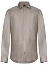 Franzese Collection Franzese Napoli Donald Trump Model Shirt In Neutral