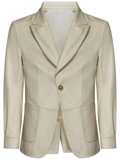 Franzese Collection Franzese  Napoli Gianni Agnelli Blazer In Neutral