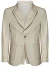 Franzese Collection Franzese  Napoli Gianni Agnelli Blazer In Sand