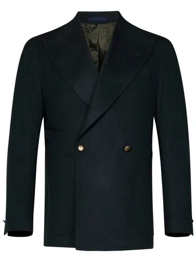 Franzese Collection Franzese Napoli Gianni Agnelli Model Blazer In Green