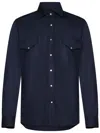 Franzese Collection Franzese Napoli Gianni Agnelli Model Shirt In Blue