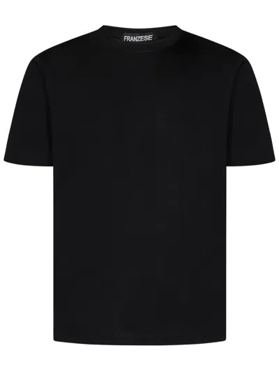 Franzese Collection Franzese Napoli  Gianni Agnelli Model T-shirt In Black