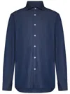 Franzese Collection Franzese Napoli James Bond 007 Model Shirt In Blue