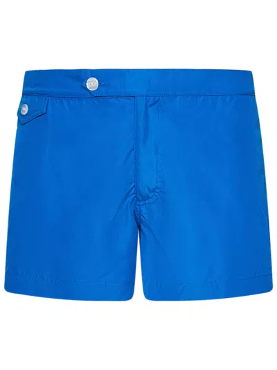 Franzese Collection Franzese Napoli James Bond Swimsuit In Blue
