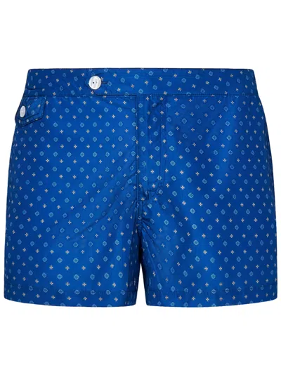 Franzese Collection Franzese Napoli James Bond Swimsuit In Blue