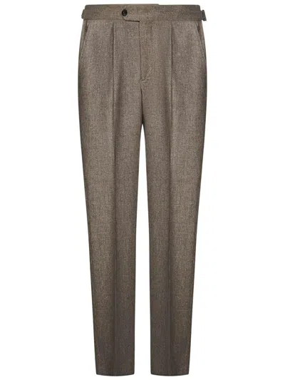 Franzese Collection Franzese Napoli Lapo Elkan Model Trousers In Brown