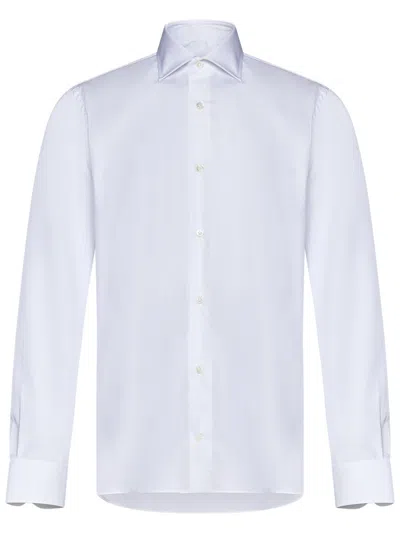 Franzese Collection Franzese Napoli Montezemolo Model Shirt In White