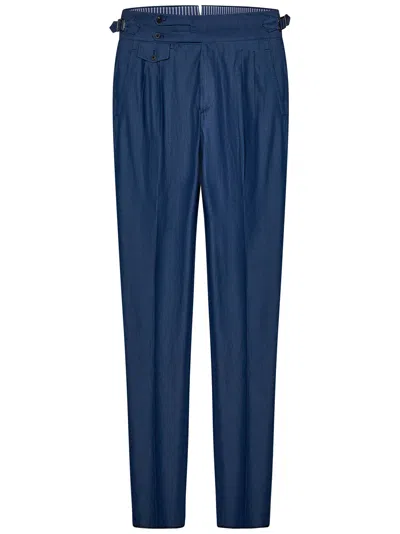 Franzese Collection Franzese Napoli Principe Di Savoia Model Trousers In Blue
