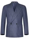 Franzese Collection Franzese Napoli Stefano De Martino Model Blazer In Blue