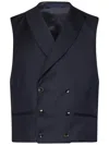 Franzese Collection Franzese Napoli Stefano De Martino Model Gilet In Blue