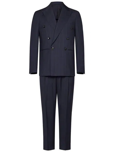 Franzese Collection Franzese Napoli Stefano De Martino Model Suit In Blue