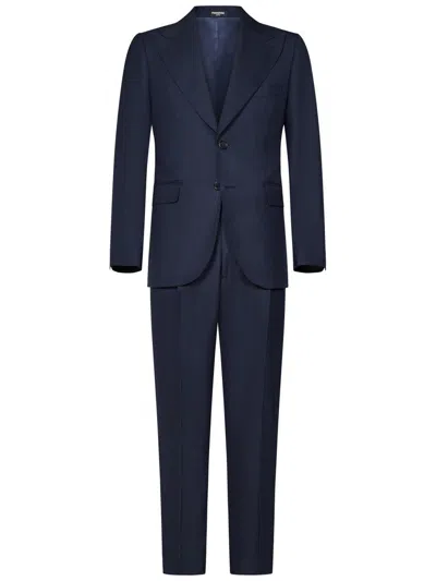 Franzese Collection Franzese Napoli Stefano De Martino Model Suit In Blue
