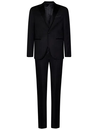 Franzese Collection Franzese Napoli Tom Ford Model Suit In Schwarz