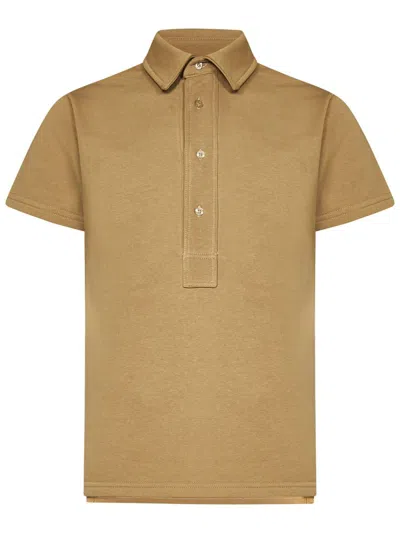 Franzese Collection Franzese Napoli Wimbledon Model Polo Shirt In Brown