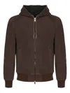 Franzese Collection Franzese Napoli Bugatti Model Jacket In Brown