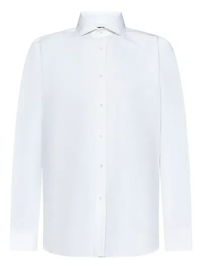 Franzese Collection Long-sleeve Shirt In White