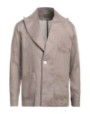 Franzese Collection Man Blazer Khaki Size Xxl Linen In Beige