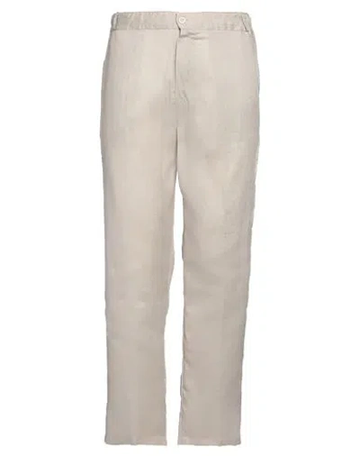 Franzese Collection Man Pants Beige Size Xxl Linen