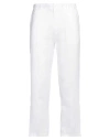 Franzese Collection Man Pants White Size Xxl Linen