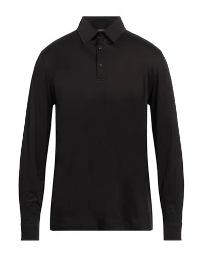 Franzese Collection Man Polo Shirt Black Size Xxl Cotton