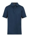 Franzese Collection Man Polo Shirt Navy Size Xl Cotton