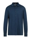 Franzese Collection Man Shirt Navy Size Xl Cotton