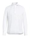 Franzese Collection Man Shirt White Size L Linen