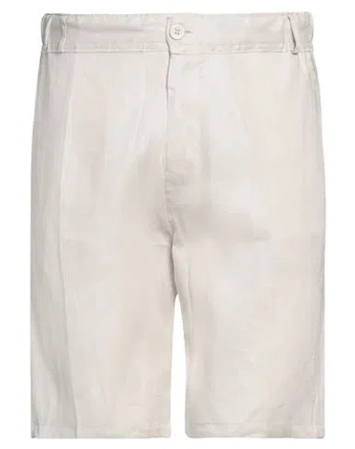 Franzese Collection Man Shorts & Bermuda Shorts Beige Size Xxl Linen