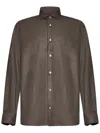 Franzese Collection Donald Trump Pointed-collar Buttoned Shirt In Brown
