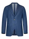 Franzese Collection Franzese Napoli Napoli Model Blazer In Blue